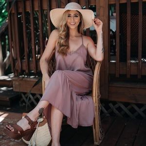 Gorgeous Silk Maxi Dress